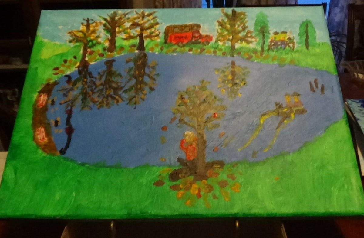 Camping by the lake