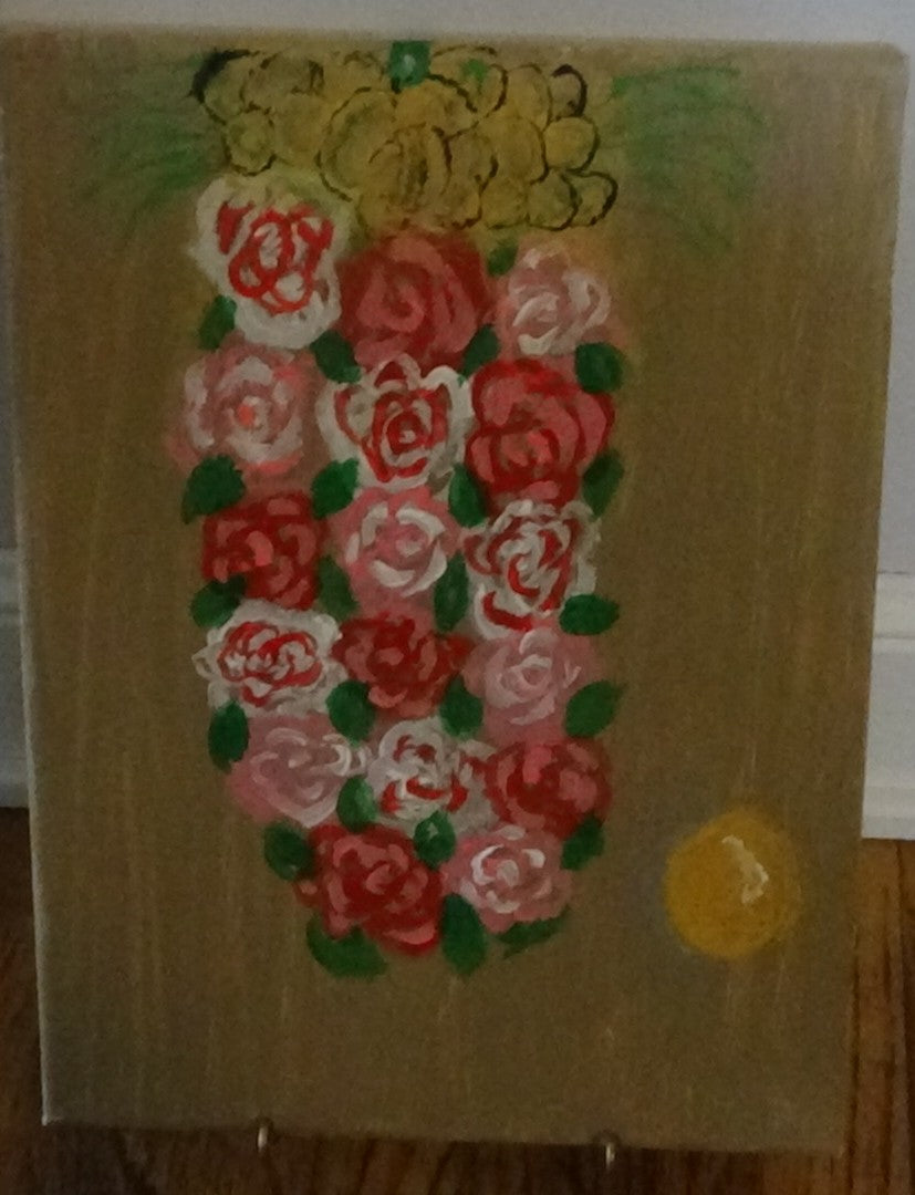 Christmas Cascade on Door
